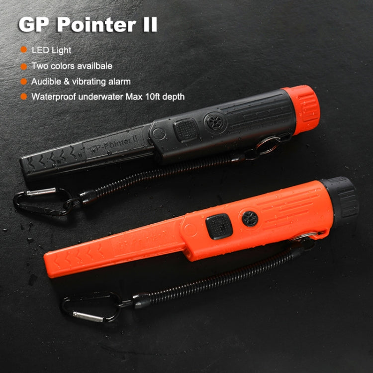 Mini Water-resistant Handheld Metal Positioning Rod Detector(Black)