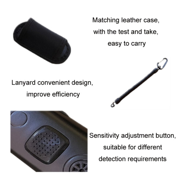 Mini Water-resistant Handheld Metal Positioning Rod Detector(Black)