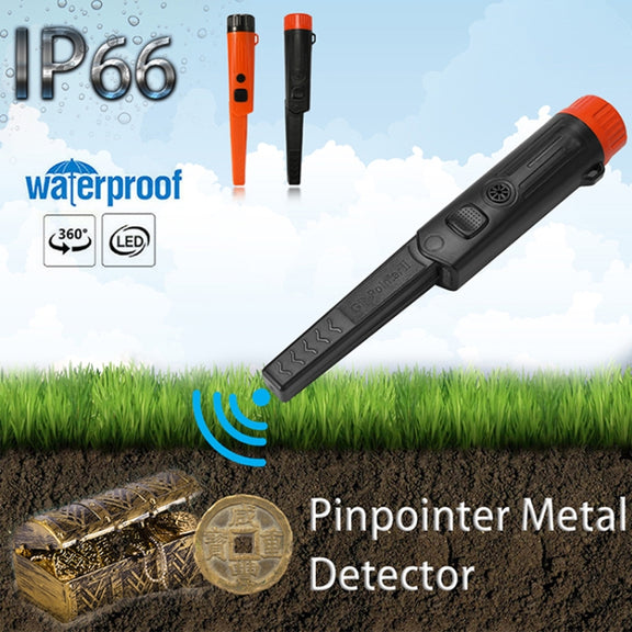 Mini Water-resistant Handheld Metal Positioning Rod Detector(Black)