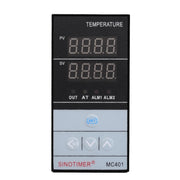 SINOTIMER MC401 Universal Input Short Case PID Intelligent Temperature Controller Meter Heating Cooling Relay SSR Solid State Output