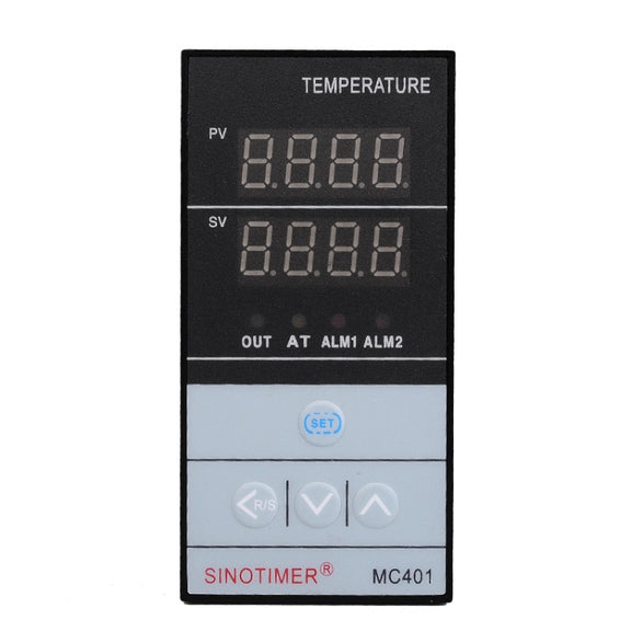 SINOTIMER MC401 Universal Input Short Case PID Intelligent Temperature Controller Meter Heating Cooling Relay SSR Solid State Output