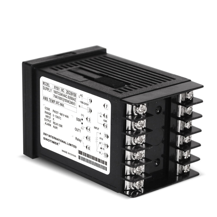 SINOTIMER XY501 Short Shell Intelligent PID Temperature Control Instrument Heating Refrigeration Relay SSR Solid State Output