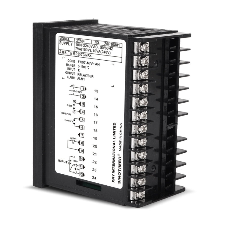 SINOTIMER XY504 Smart Temperature Control Instrument Short Case PID Heating Refrigeration Relay SSR Solid State Output