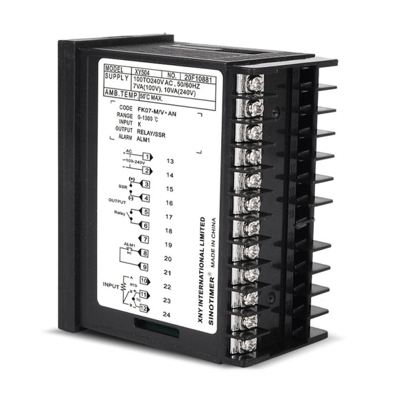 SINOTIMER XY504 Smart Temperature Control Instrument Short Case PID Heating Refrigeration Relay SSR Solid State Output