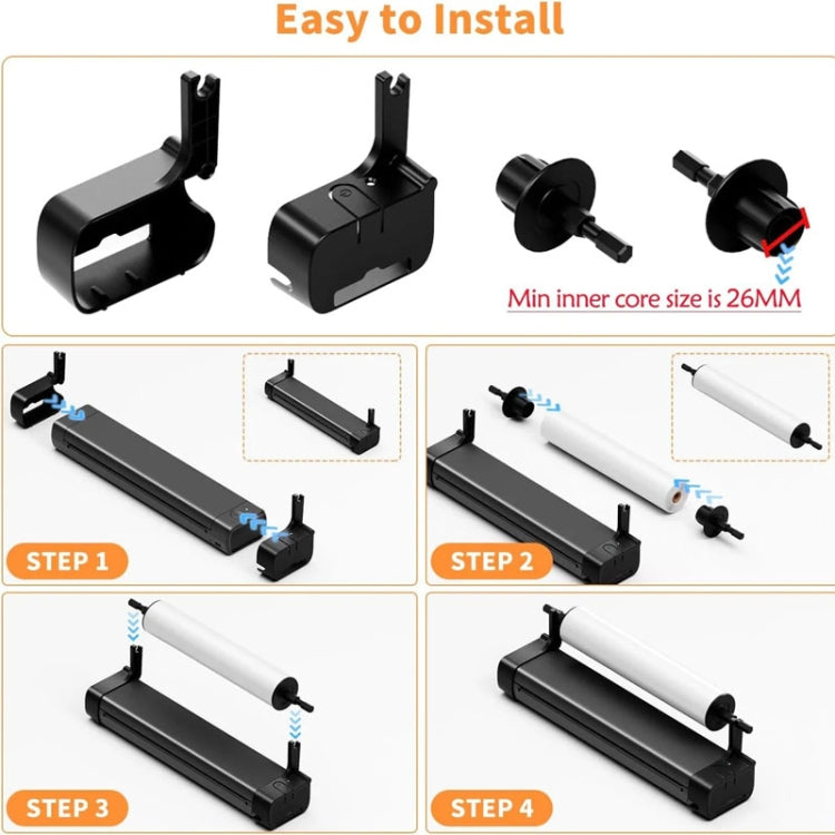 Phomemo M08F Printer Holder For A4 Rolls Thermal Paper