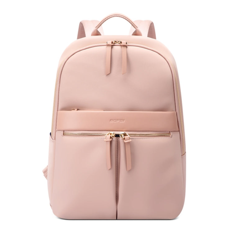 Bopai 14-inch Laptop Casual Lightweight Water-resistant Backpack(Pink)