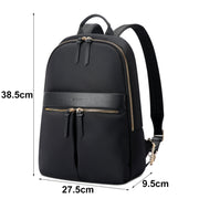 Bopai 14-inch Laptop Casual Lightweight Water-resistant Backpack(Black)