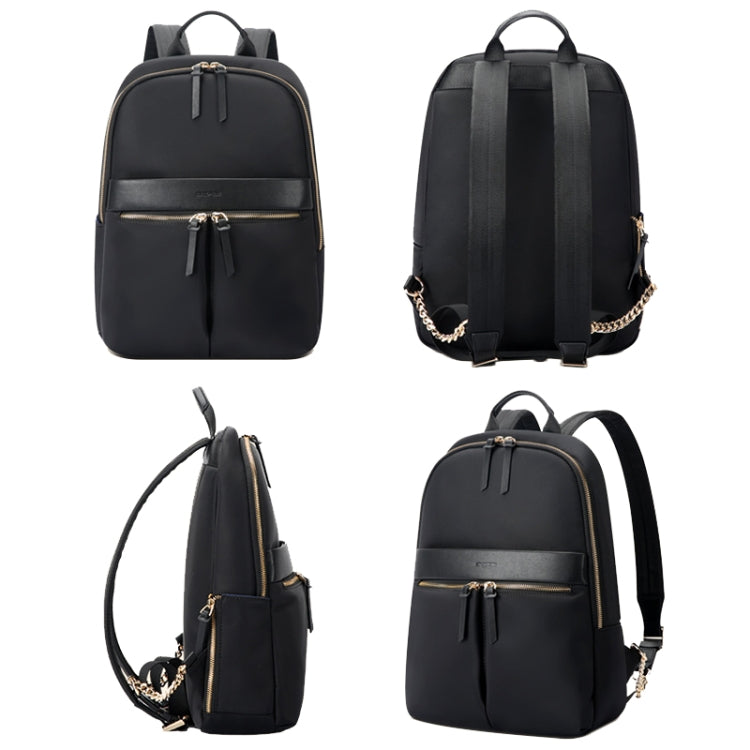 Bopai 14-inch Laptop Casual Lightweight Water-resistant Backpack(Black)