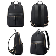Bopai 14-inch Laptop Casual Lightweight Water-resistant Backpack(Black)