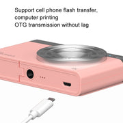 50 MP HD Camera 4K Video Retro Vlog Self-Shooting Camera(Pink)