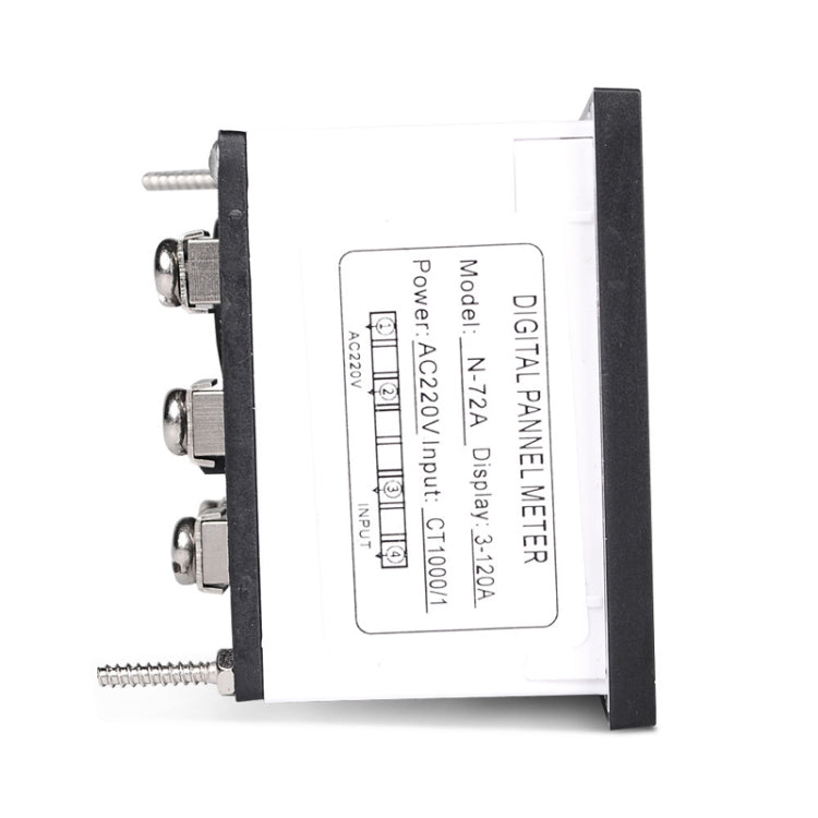 SINOTIMER N-72A AC Current Signal Indicator Square Turntable LED Digital Ammeter