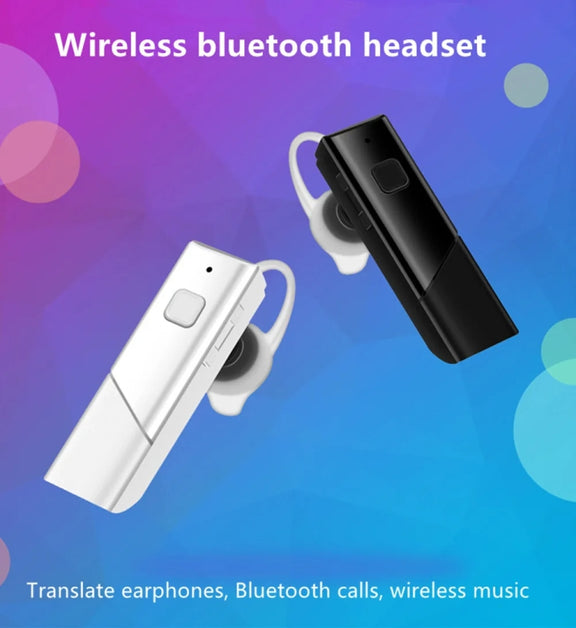 40 Languages Instant Real-Time Translation Smart Wireless BT5.0 Translation Earphone(Black)