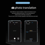Hishell P40 Smart Translator 135 Languages Voice Intelligent Online Translation Machine Offline Multilanguage Speech Translate(Black)