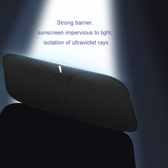 Car Front Windshield Heat Insulation Sun Protection Visor, Specification: Large Front Baffle + 2 Side Baffles