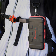 Desiontal LP-E6 Water-resistant SD Card Holder Camera Battery Case(Black)