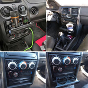 Car Audio Modified Multi-purpose Storage Box Cup Holder(Double-layer Box)
