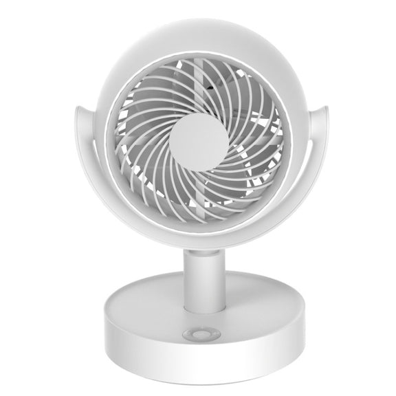Desktop Air Circulation Fan Household Office Compact Mute Electrical Fan, Style: Battery Model