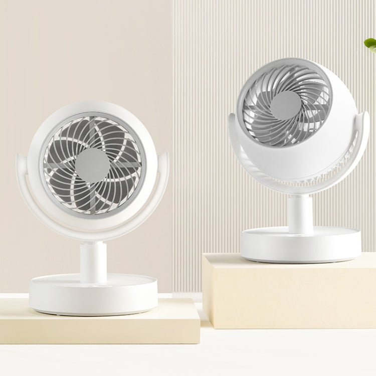 Desktop Air Circulation Fan Household Office Compact Mute Electrical Fan, Style: Battery Model