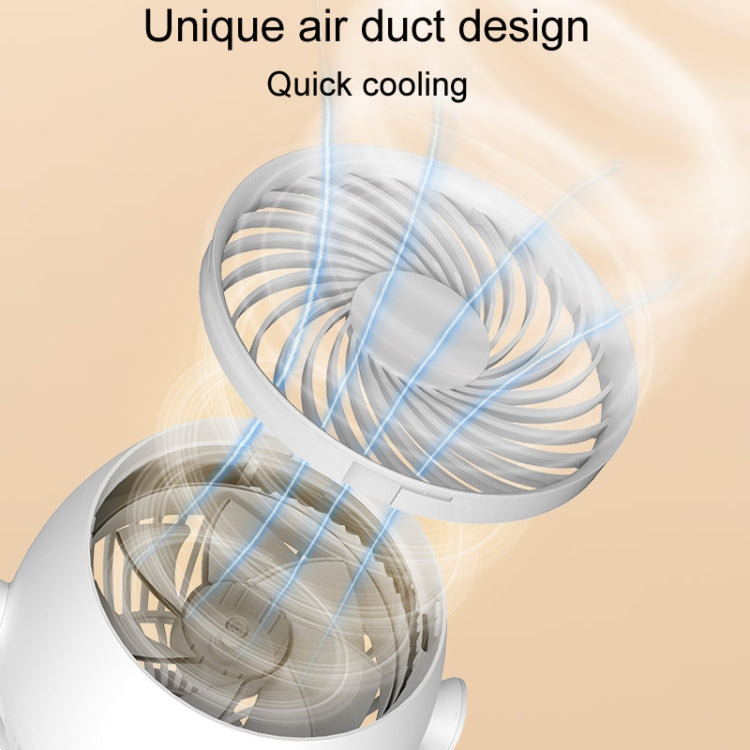 Desktop Air Circulation Fan Household Office Compact Mute Electrical Fan, Style: Battery Model