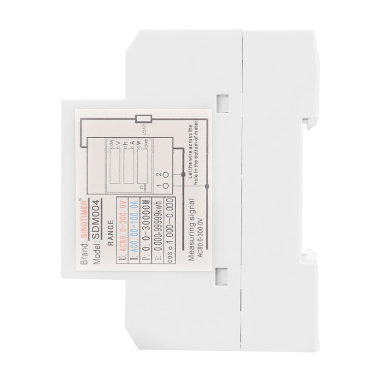 SINOTIMER SDM004 Din Rail AC Voltage Current Time Power Electricity Multi-Function Detection Meter