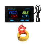 SINOTIMER SPM005 AC Digital Display Voltage Current Power Electricity Multifunctional Monitoring Meter, Specification: 100A