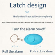 LED Flashing Alarm Anti Loss And Wolfproof Device Women Defense Emergency Caller(Black)