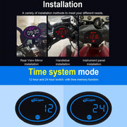 Morfayer Locomotive Multi-function Voltmeter, Blue, Specification: 4 in 1