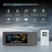 Perpetual Calendar Weather Forecast Color Screen Digital Display Projection Clock(USB)
