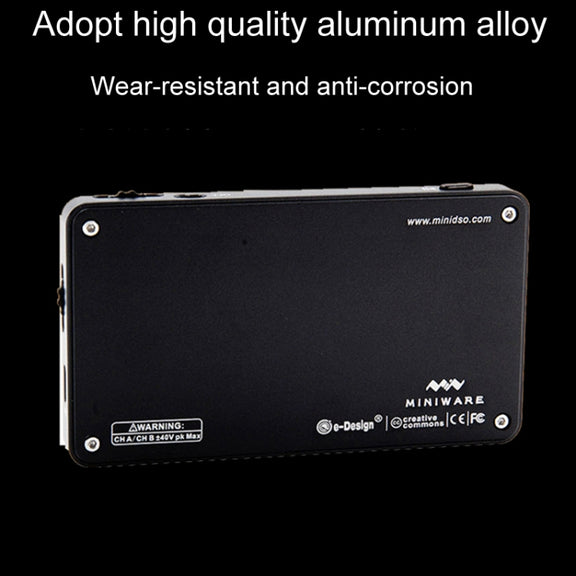 MINIWARE Dual Channel Mini Portable Handheld Digital Storage Oscilloscope, Model: DS212