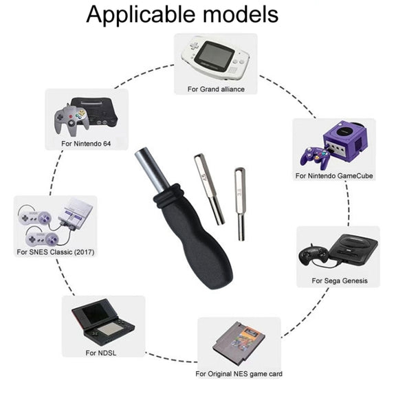 For N64/NGC/SFC Game Console Disassembly Hardware Tools Screwdriver Accessories, Model: 3.8mm Sleeve