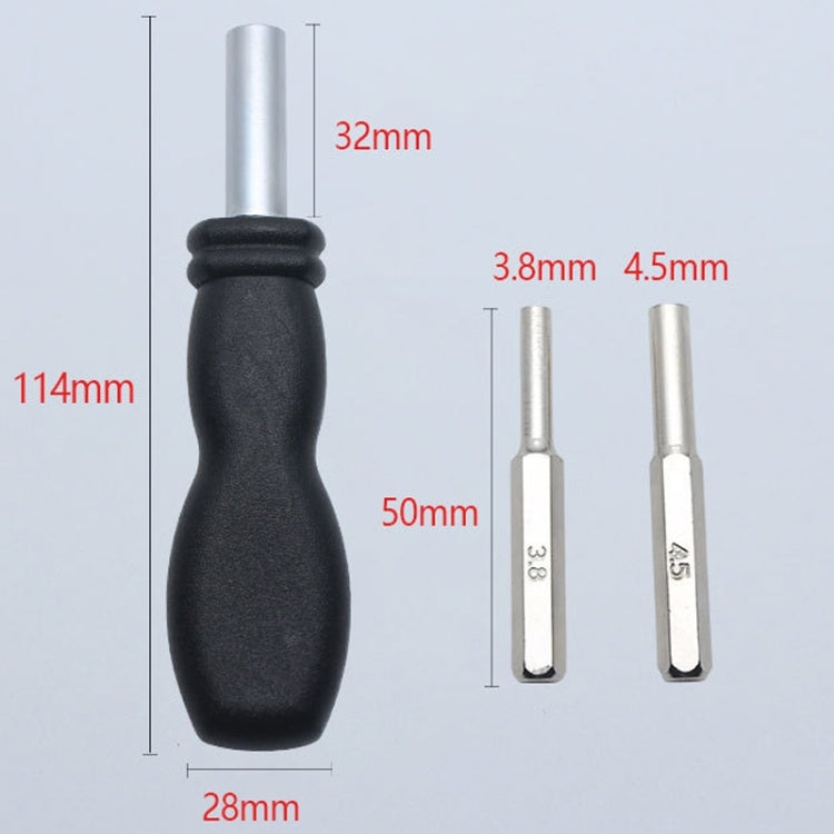 For N64/NGC/SFC Game Console Disassembly Hardware Tools Screwdriver Accessories, Model: 3.8mm Sleeve