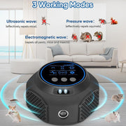 219 Intelligent Ultrasonic Multi-dimensional Frequency Conversion Home Indoor Mouse Repeller(White)