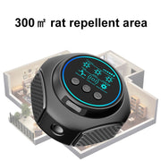 219 Intelligent Ultrasonic Multi-dimensional Frequency Conversion Home Indoor Mouse Repeller(White)