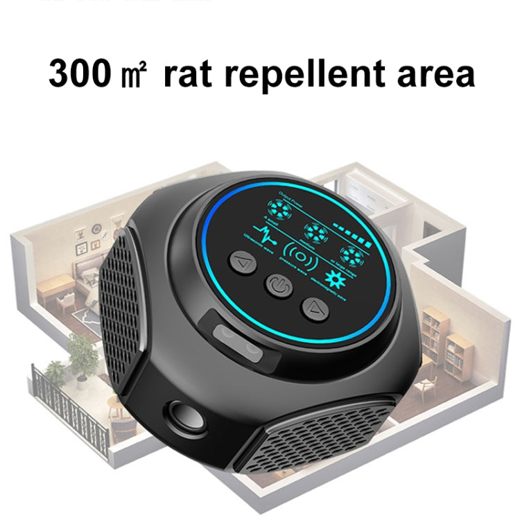 219 Intelligent Ultrasonic Multi-dimensional Frequency Conversion Home Indoor Mouse Repeller(White)