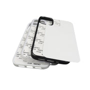 For iPhone 15 Pro 10PCS 2D Blank Sublimation Phone Case(Black)
