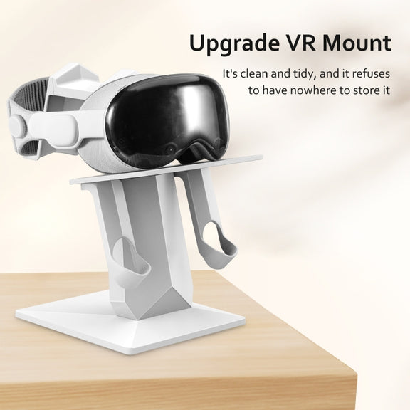 VR Headset Storage Display Stand For Apple Vision Pro / Meta Quest 3 / 2 / Pro(White)