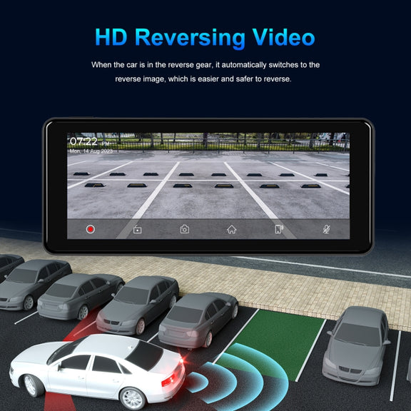 6.86 Inch 4KDVR Smart Screen Player, Specification: Standard+64G Memory Card