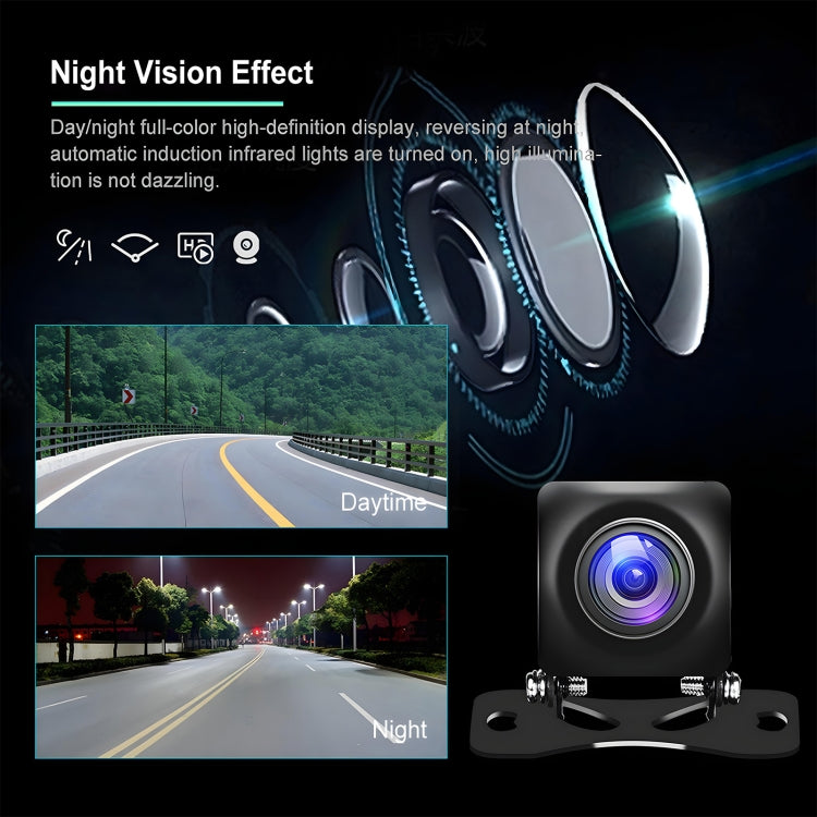 6.86 Inch 4KDVR Smart Screen Player, Specification: Standard+Reversing Camera