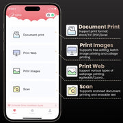 Phomemo Q302 300dpi Wifi Wireless Bluetooth Thermal Printer Support Multi-Size Thermal Paper