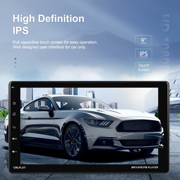 9 Inch Disassembly Screen MP5 Player Android Wireless CarPlay Reversing Image Integrated Machine(Standard)