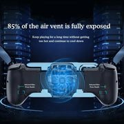 Mobile Phone Gaming Controller with Cooler & 2 Back Button Macro Programmable(Black)