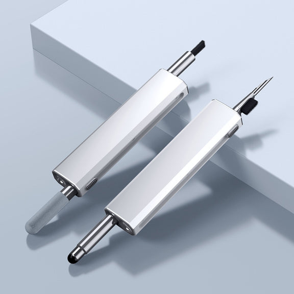 Headphone Keyboard Cleaning Kit with Capacitive Touch Pen(White)