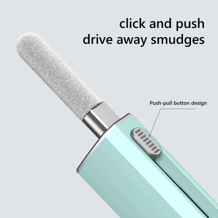 Headphone Keyboard Cleaning Kit with Capacitive Touch Pen(Black)