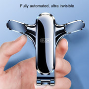 BUDK Triangle Gravity Sensor Car Phone Bracket Car Air Vent Navigation Holder, Model: Adhesive Model
