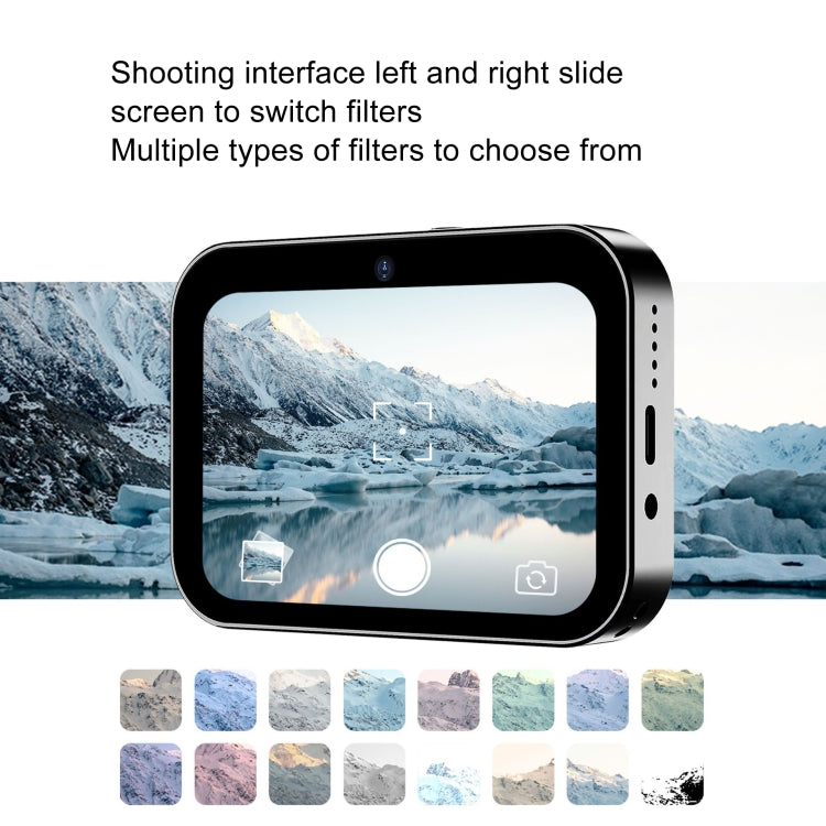 D6 CCD HD Digital Camera Movie Music Smart Camera Touch Screen Student Card Video Recorder, Excluding Memory(White)