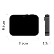 D6 CCD HD Digital Camera Movie Music Smart Camera Touch Screen Student Card Video Recorder, Excluding Memory(White)