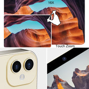 D6 CCD HD Digital Camera Movie Music Smart Camera Touch Screen Student Card Video Recorder, Excluding Memory(White)