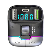 Car Bluetooth MP3 Player Fast Charging Charger(Black)