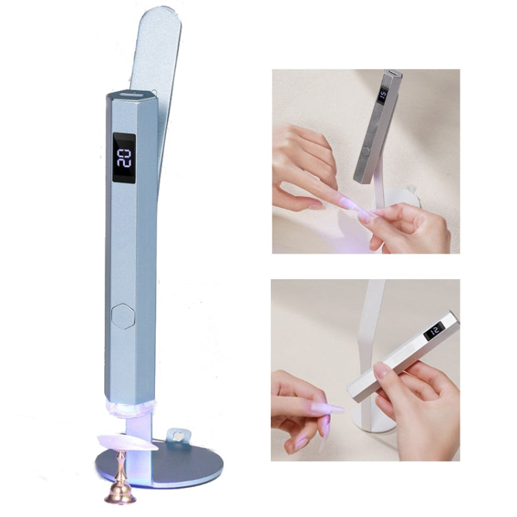 UV Nail Dryer Lamp With 2-speed Timing & Magnetic Bracket(Gray)
