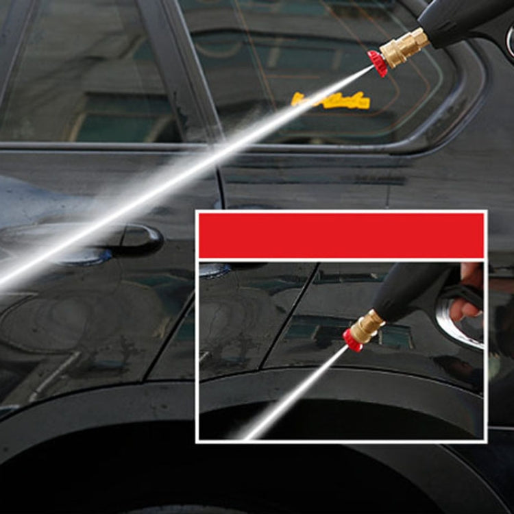 For Karcher K2-K7 Series High Pressure Washer Foam Lance Adapter, Specification: 1/4 Female Connector + 5 Nozzle